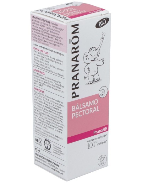 Pranabb Balsamo Pectoral Respiracion Facil 40Gr