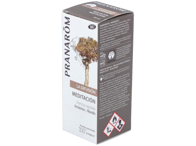 Pranarom Meditación Aceite Difusión, 30 Ml