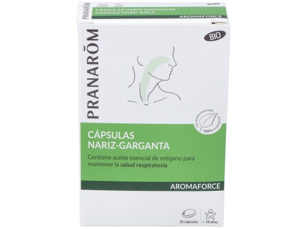 Pranarôm Aromaforce Cápsulas Nariz-Garganta Bio...