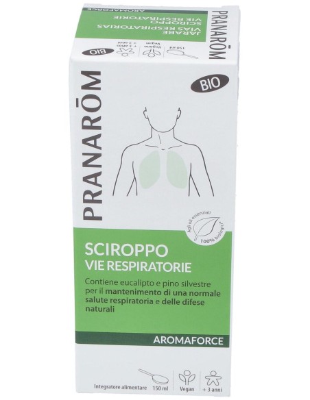 Pranarôm Aromaforce Jarabe Vías Respiratorias Bio 150Ml
