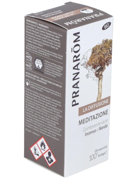 Pranarom Meditación Aceite Difusión, 30 Ml