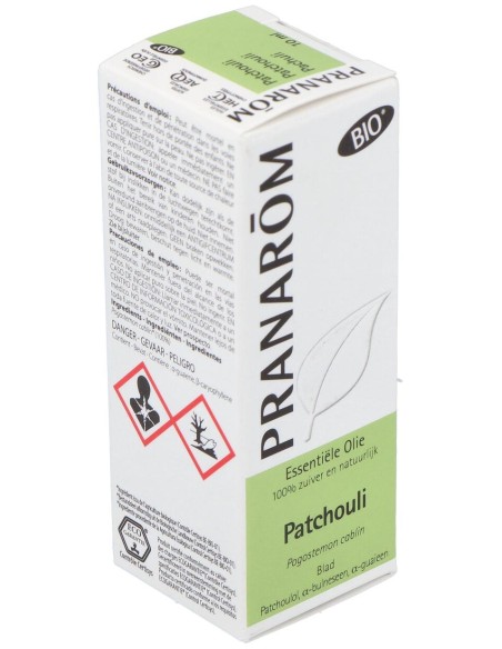 Patchuli (Pachuli) Hoja Aceite Esencial Bio 10Ml.