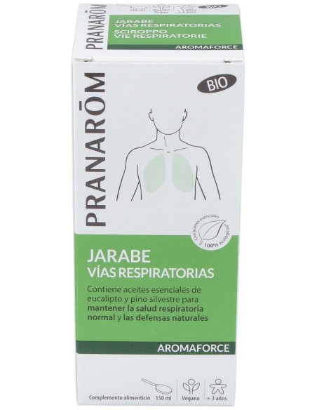 Pranarôm Aromaforce Jarabe Vías Respiratorias Bio 150Ml