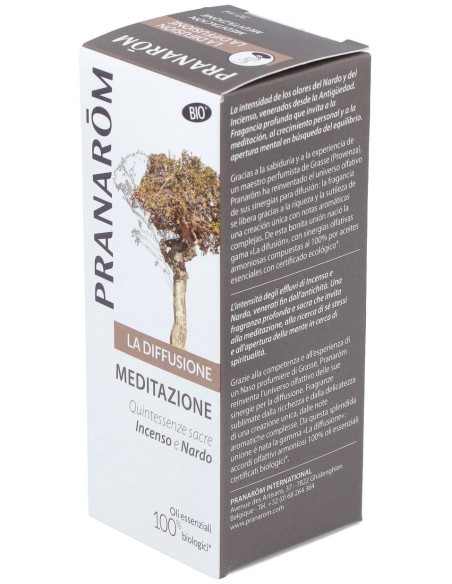Pranarom Meditación Aceite Difusión, 30 Ml
