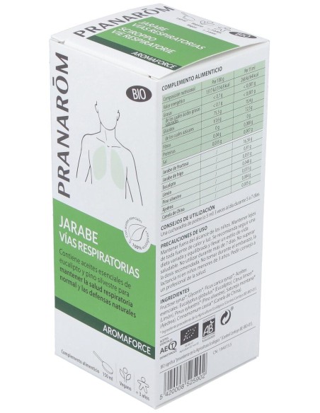 Pranarôm Aromaforce Jarabe Vías Respiratorias Bio 150Ml