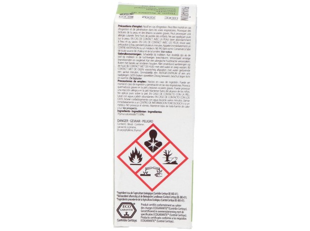 Pranarom Hle Ess Bio Thym Sarriette Fl/10Ml