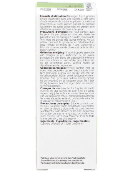 Pranarôm Aceite Esencial De Bálsamo De Copaiba 10Ml