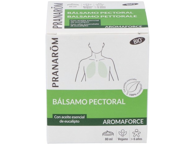 Pranarôm Aromaforce Bálsamo Pectoral Bio 80Ml
