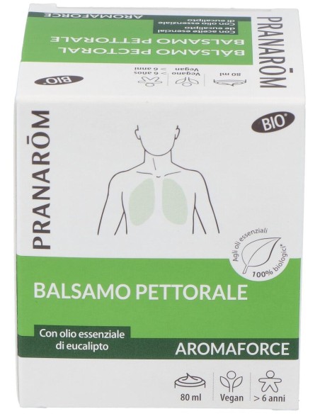 Pranarôm Aromaforce Bálsamo Pectoral Bio 80Ml