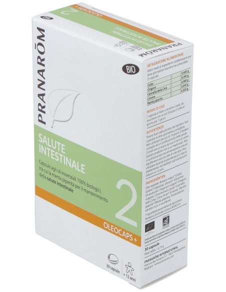 Pranarom Oleocaps+ 2 Salud Intestinal, 30 Cápsulas
