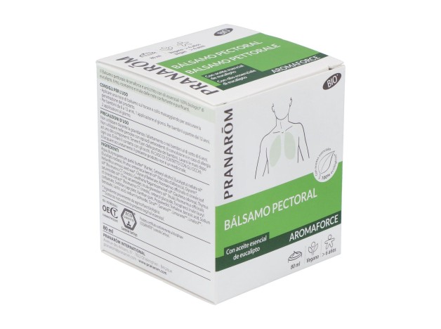 Pranarôm Aromaforce Bálsamo Pectoral Bio 80Ml