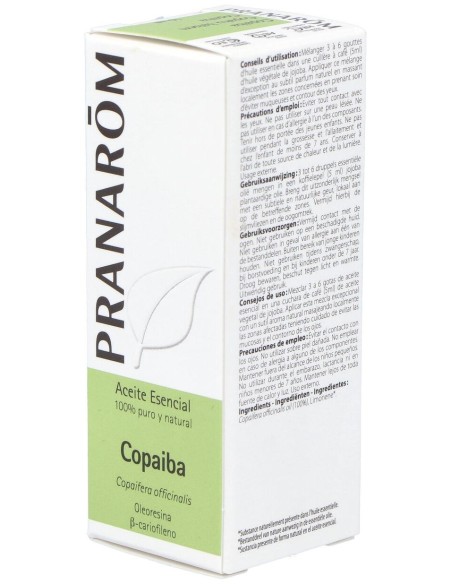 Pranarôm Aceite Esencial De Bálsamo De Copaiba 10Ml