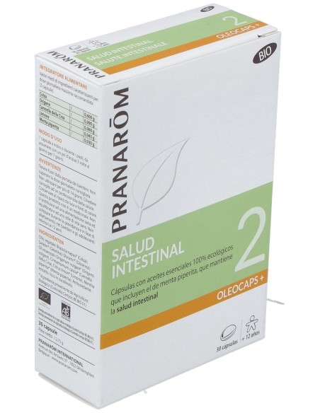Pranarom Oleocaps+ 2 Salud Intestinal, 30 Cápsulas