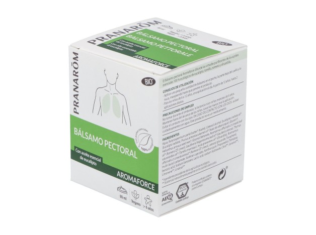Pranarôm Aromaforce Bálsamo Pectoral Bio 80Ml