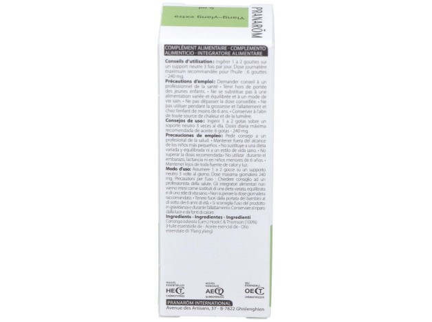 Ylang-Ylang Extra Aceite Esencial 5Ml.