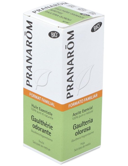Gaulteria Olorosa Hoja Aceite Esencial Bio 30Ml.