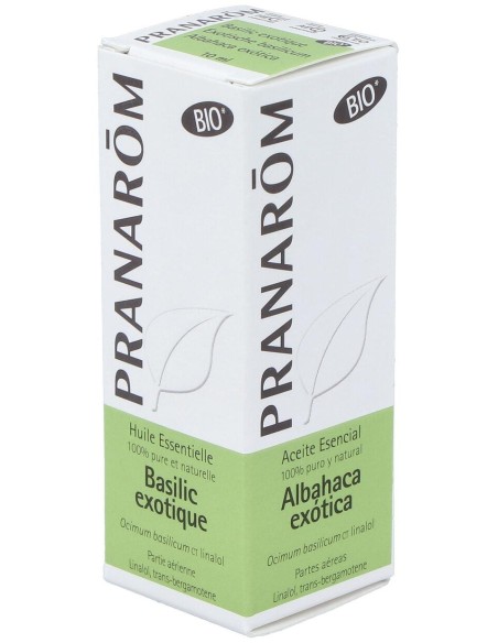Albahaca Exotica Aceite Esencial 10Ml. Bio