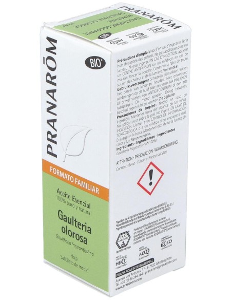 Gaulteria Olorosa Hoja Aceite Esencial Bio 30Ml.