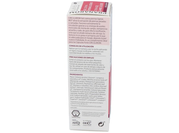 Pranarom Circularom Gel Crema Piernas Ligeras...