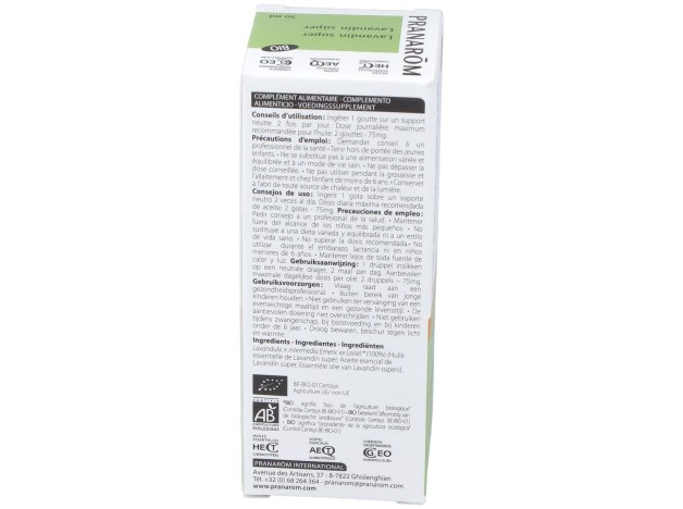 Lavandin Super Aceite Esencial Bio 30Ml.