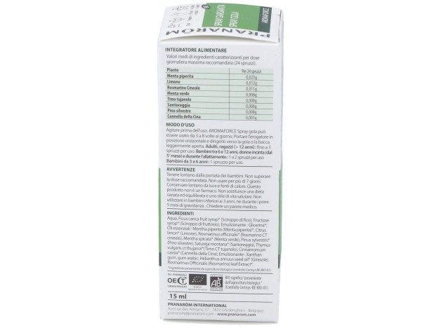 Pranarôm Aromaforce Spray Garganta Bio 15Ml