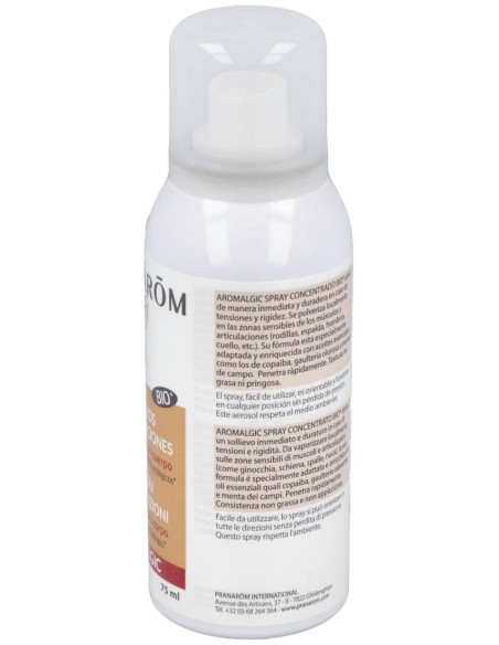 Pranarôm Aromalgic Spray Articulaciones Y Músculos Bio Efecto Frío 75Ml