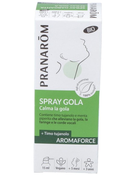 Pranarôm Aromaforce Spray Garganta Bio 15Ml