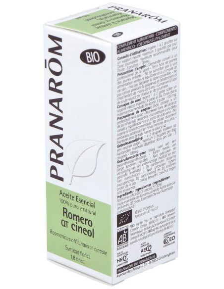 Pranarôm Aceite Esencial De Romero Qt Cineol Bio 10Ml
