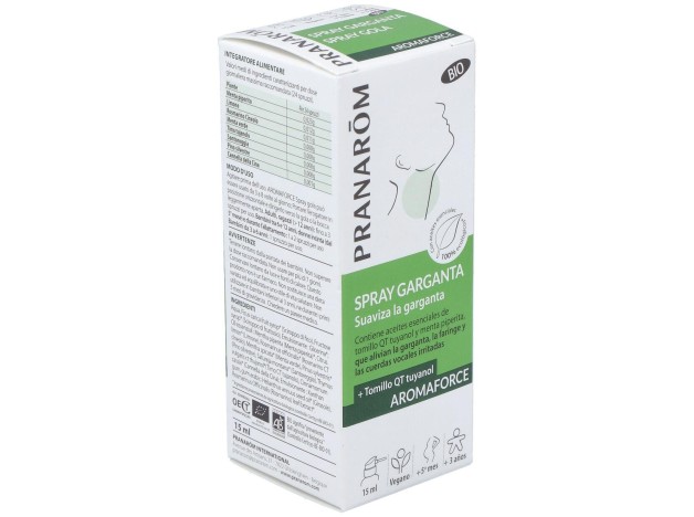 Pranarôm Aromaforce Spray Garganta Bio 15Ml