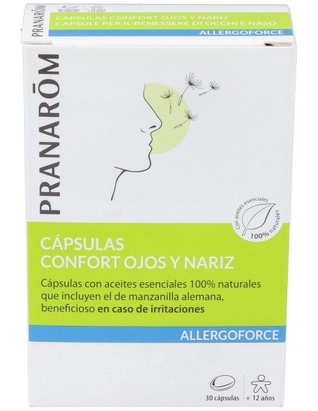 Pranarôm Allergoforce Cápsulas Confort Ojos Y Nariz 30Caps