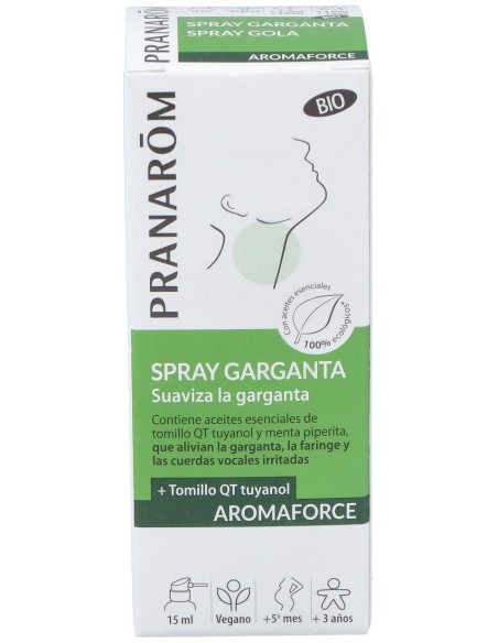 Pranarôm Aromaforce Spray Garganta Bio 15Ml