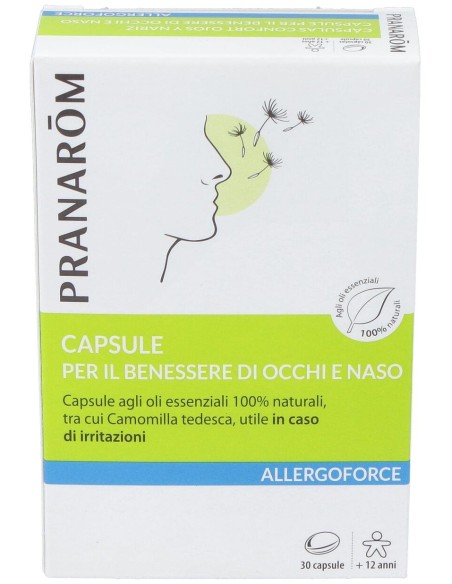 Pranarôm Allergoforce Cápsulas Confort Ojos Y Nariz 30Caps