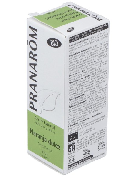 Pranarôm Aceite Esencial De Naranja Dulce Bio 10Ml