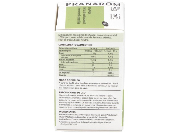 Lavanda Aceite Esencial En Perlas 60Perlas
