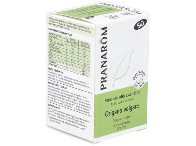 Pranarom Oregano Vulgar Ac. Esencial En Perlas...