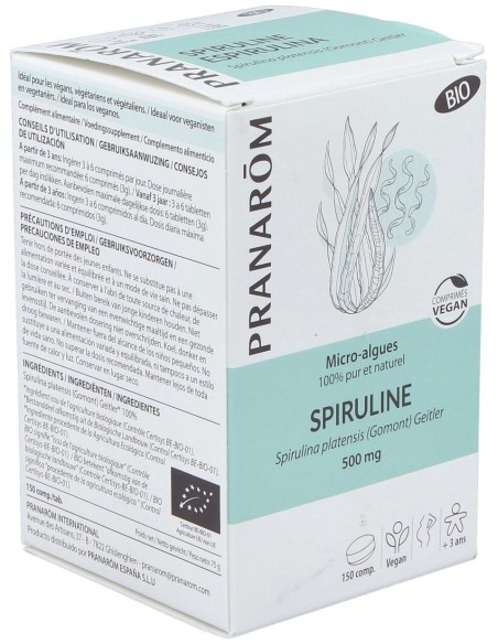 Espirulina Micro Algas 150Comp. Bio Vegan