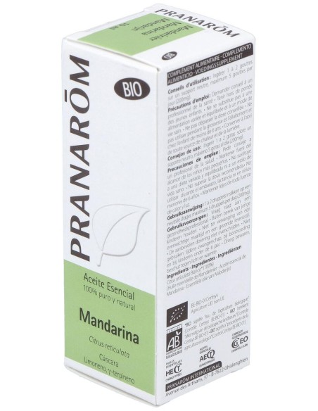 Pranarôm Aceite Esencial De Mandarina Bio 10Ml