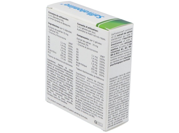 Saffratonine (Azafran Y Otros) 30Cap.