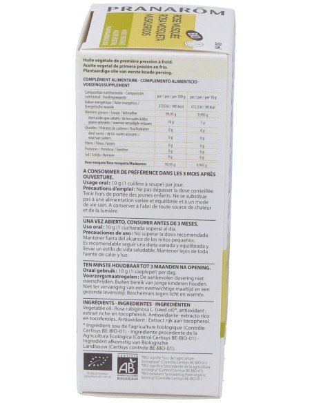 Pranarom Aceite Esencial De Rosa Mosqueta, 50 Ml