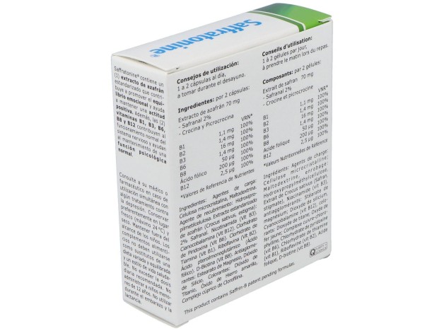 Saffratonine (Azafran Y Otros) 30Cap.