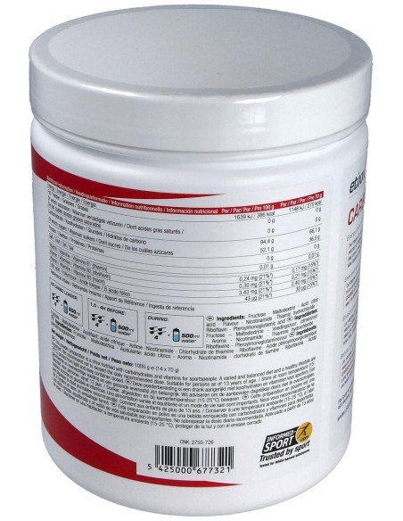 Etixx Carbo-Gy Powder Red Fruits 1Kg.
