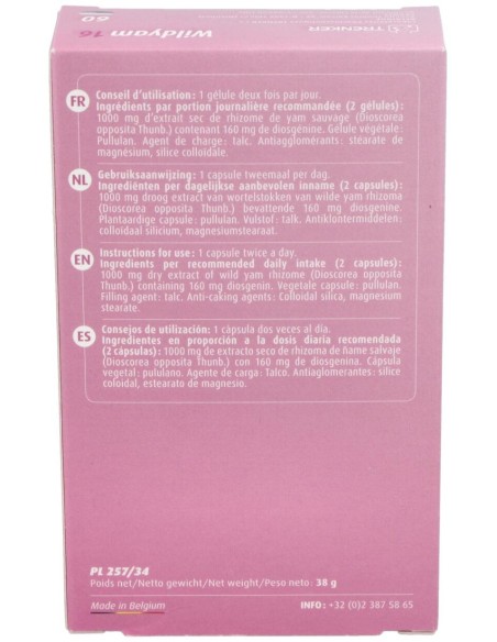 Wild Yam 16% 60Cap. Ortho-Nat