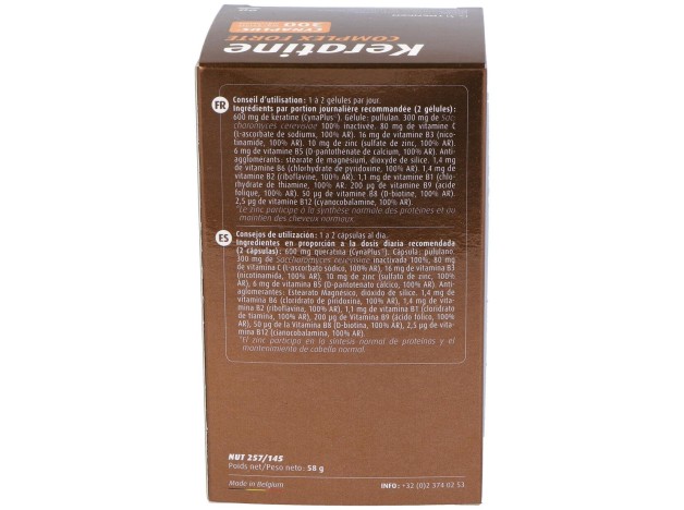 Keratin Complex Forte 90Cap.