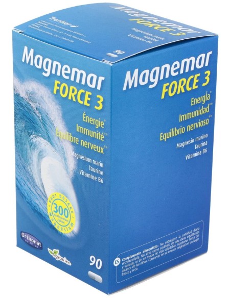 Orthonat Magnemar Force 3 90 Caps Energía Y Vitalidad