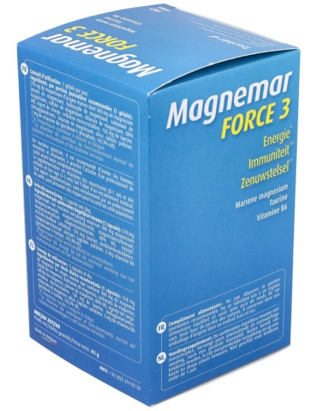 Orthonat Magnemar Force 3 90 Caps Energía Y Vitalidad