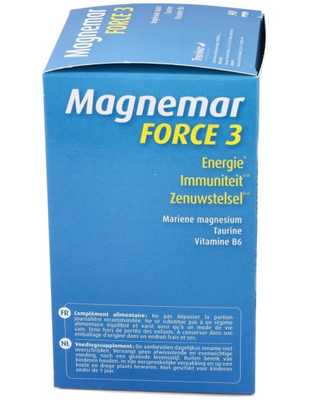 Orthonat Magnemar Force 3 90 Caps Energía Y Vitalidad