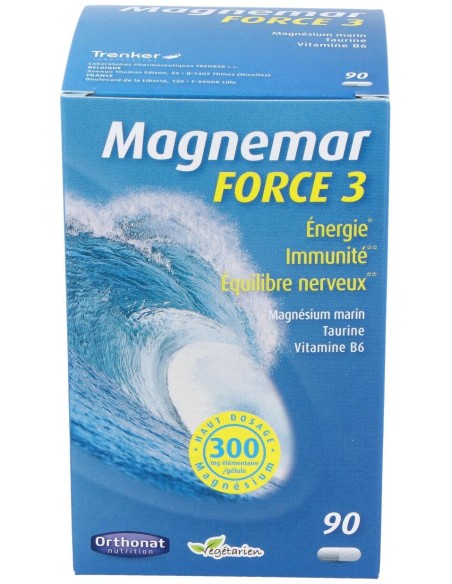 Orthonat Magnemar Force 3 90 Caps Energía Y Vitalidad