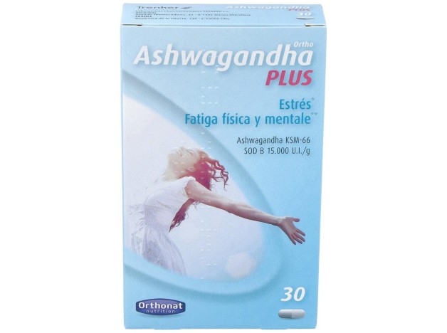 Orthonat Ortho Ashwagandha Plus Estrés 30Cáps.