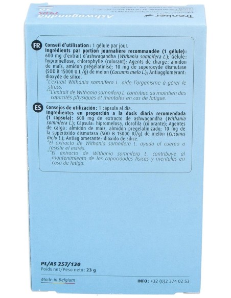 Orthonat Ortho Ashwagandha Plus Estrés 30Cáps.