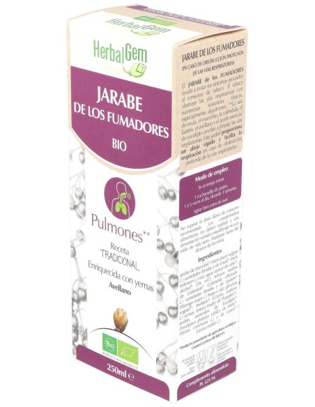 Herbalgem Jarabe De Los Fumadores, 250 Ml